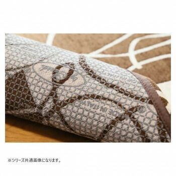 お早めに！ ベイス イタリア製 ジャガード織 カメリア ラグ140x200 ブラウン FR01Z111 送料無料で格安。