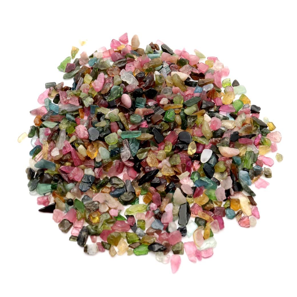 新品 STONE] トルマリン [GOLD AAA さざれ 30g マルチカラー