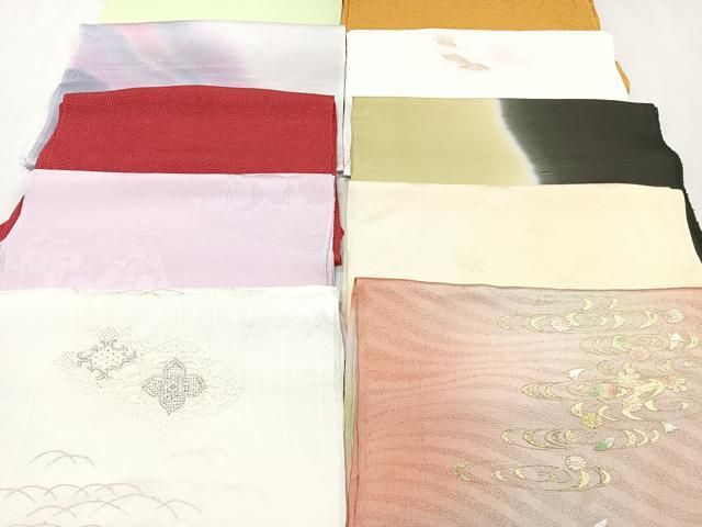 平和屋着物★和装小物　上質な帯揚げ　10枚セット　逸品　CAAN0901xi 平和屋着物☆和装小物 上質な帯揚げ 10枚セット 逸品 CAAN0901xi
