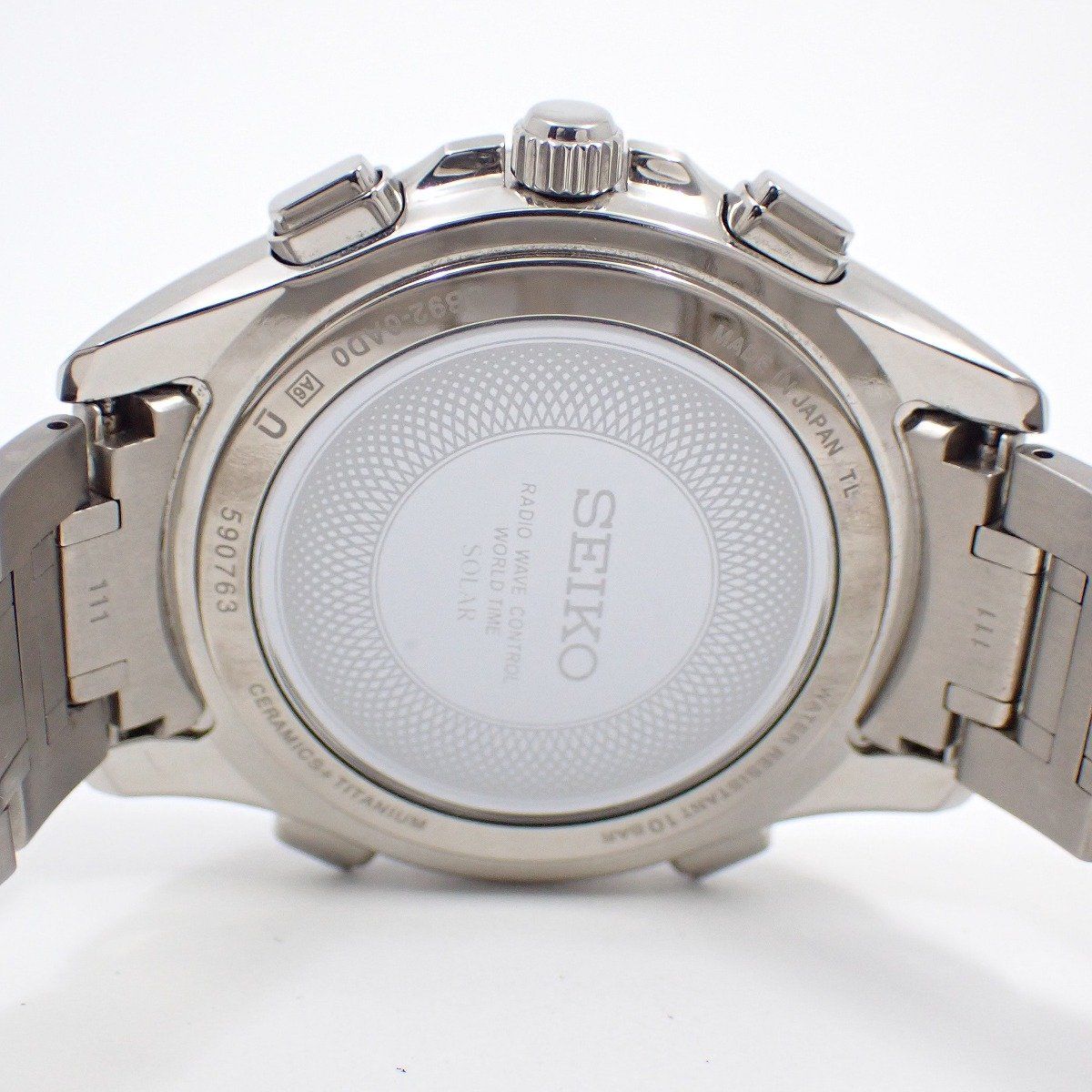 SEIKO DOLCE ローマン クォーツ 腕時計 メンズ 3針 ホワイト Seiko