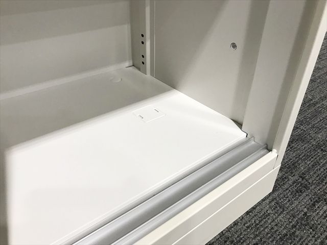 引違書庫 クウォール RW4 天板付 スチールキャビネット 生興 ホワイト MARWIL-DEMENAGEMENTS_CH