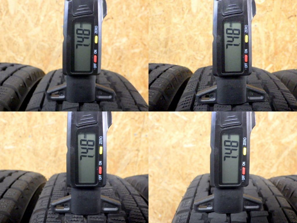 SP822 F●送料無料◆2025年製 約8.5部山●BS W300●145|80R12 80|78NLT●4本