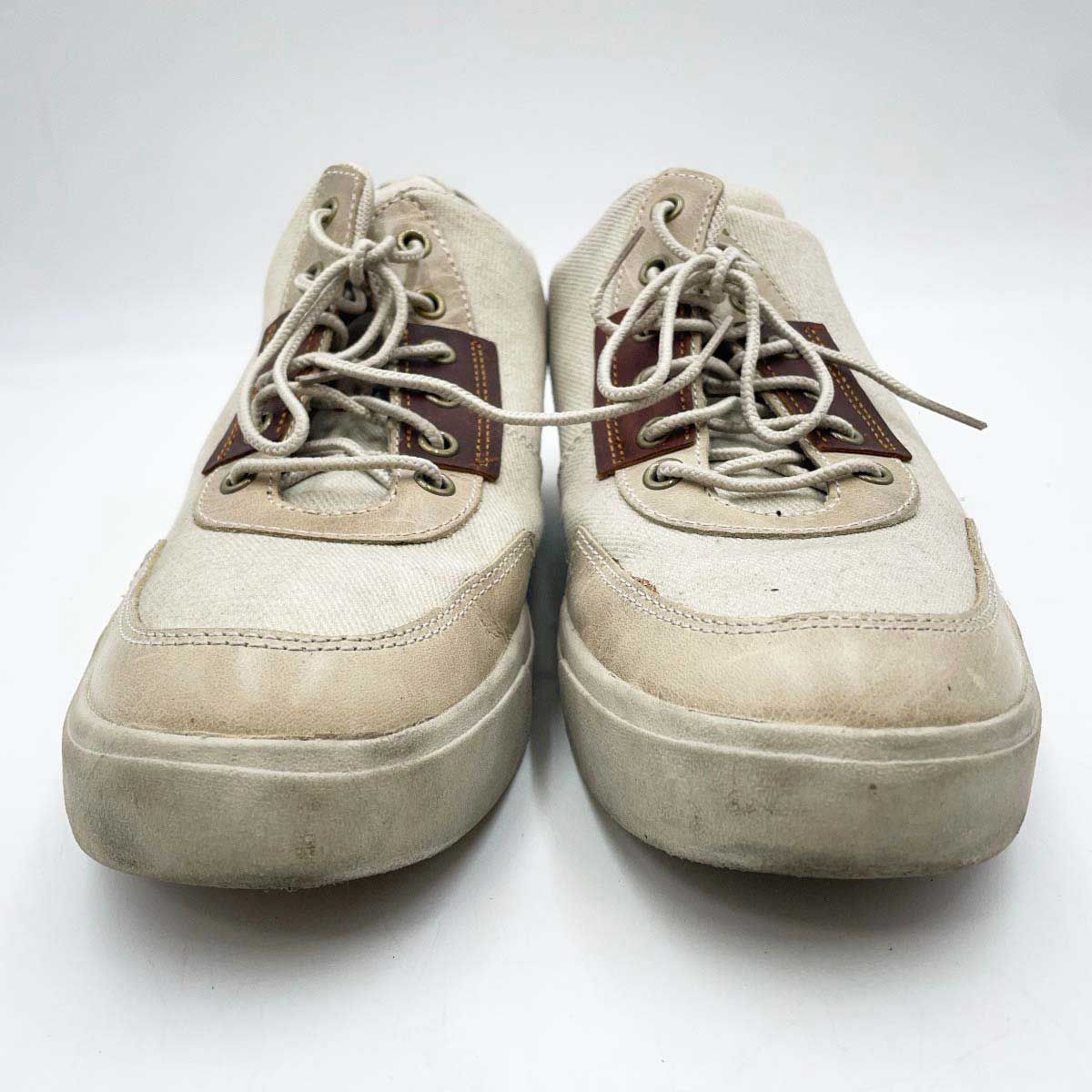 Timberland ティンバーランド レザー キャンパス スニーカー 26cm D732 