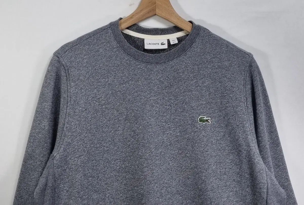 【雷市場（ポンジャン）商品韓国直送】 実寸 M （ 95 ） LACOSTE(ラコステ) グレー パーカー