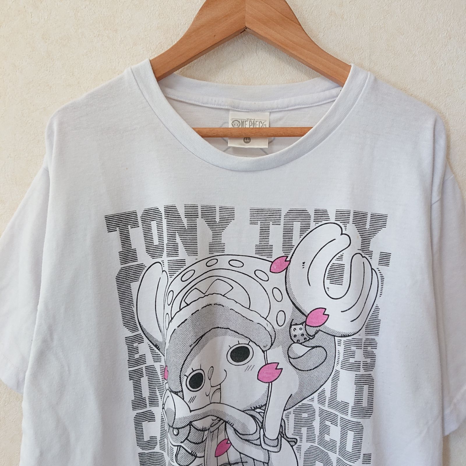 w^)b ONE PIECE ワンピース 半袖 カットソー Tシャツ 丸首