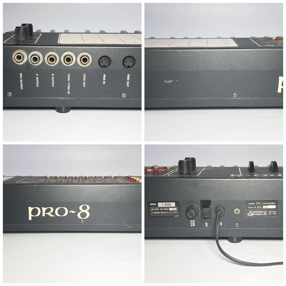 ジャンク品】 SEQUENTIAL CIRCUITS PRO-8 608 シンセサイザー - メルカリ 