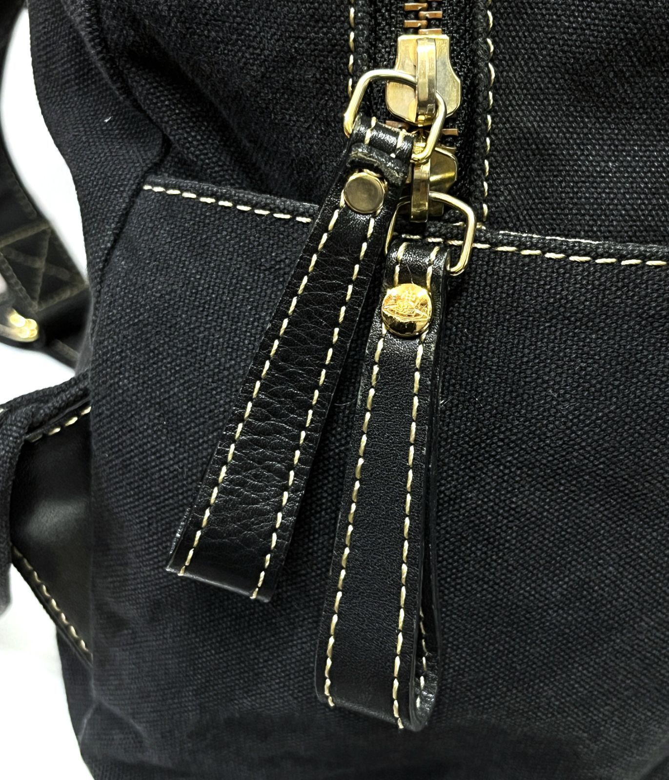 ヴィヴィアンリュックバックパックキャンバスブラック希少廃盤 ヴィヴィアンリュックバックパックキャンバスブラック希少廃盤