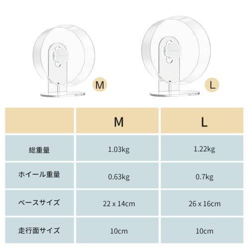 30cm BUCATSTATE ムーンライト ホイール 30 回し車 サイレントホイール