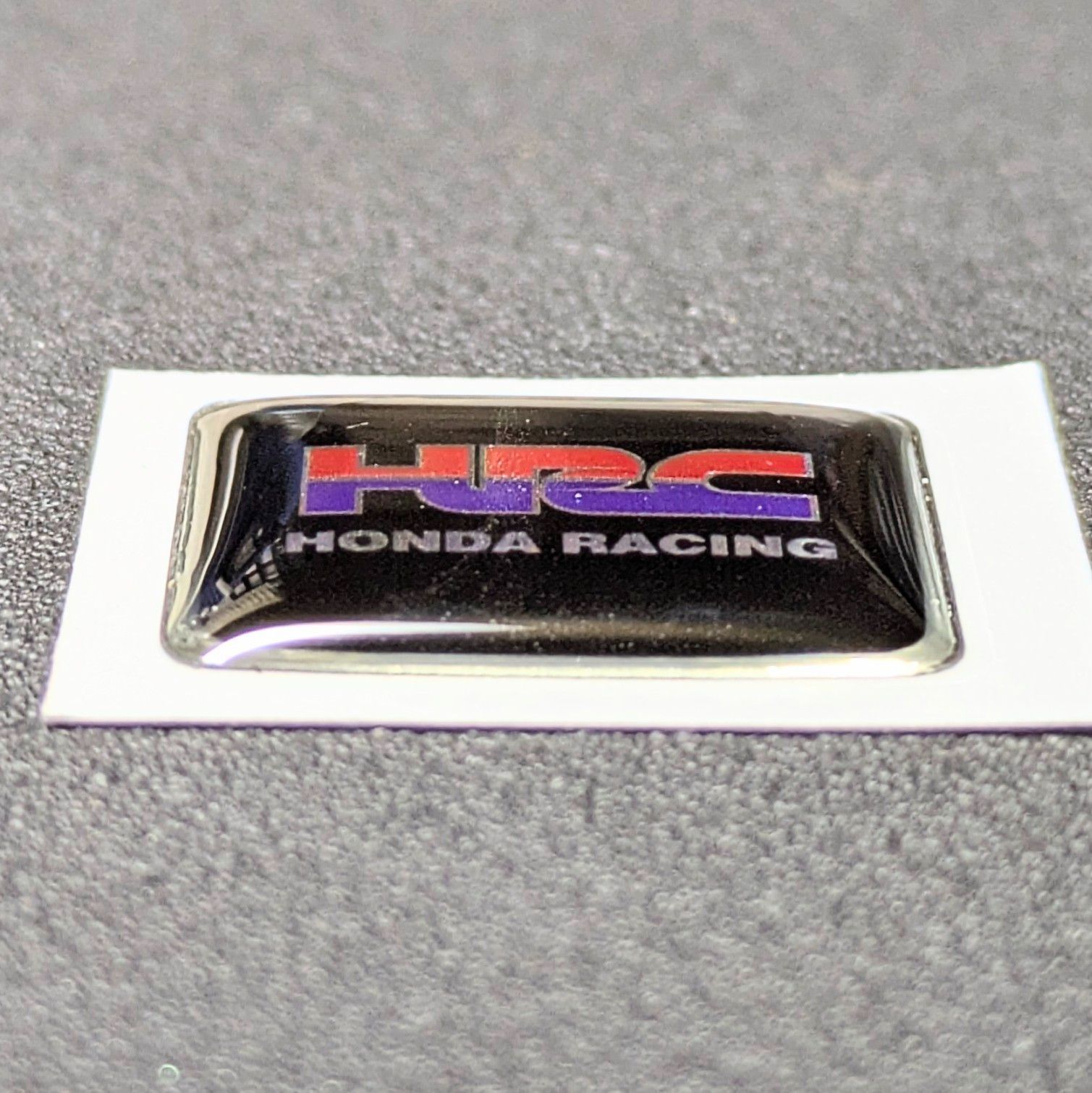 HONDA HRC エンブレム デカール ブラック 1枚 HONDA RACING PCX CBR 