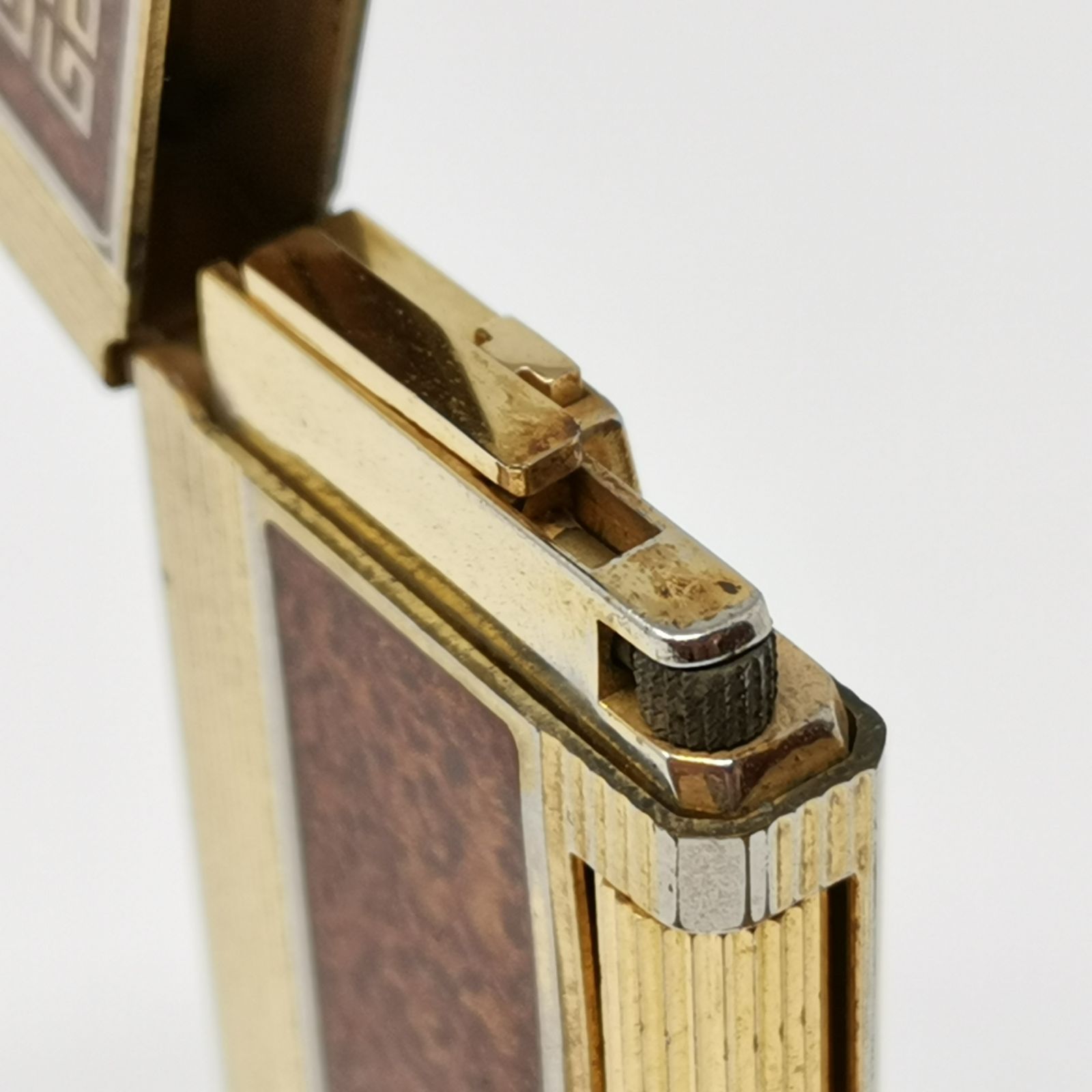 ジバンシー ライター ゴールド ブラウン 着火未 ガスライター 管理番号 ハンドル付き ライター本体 