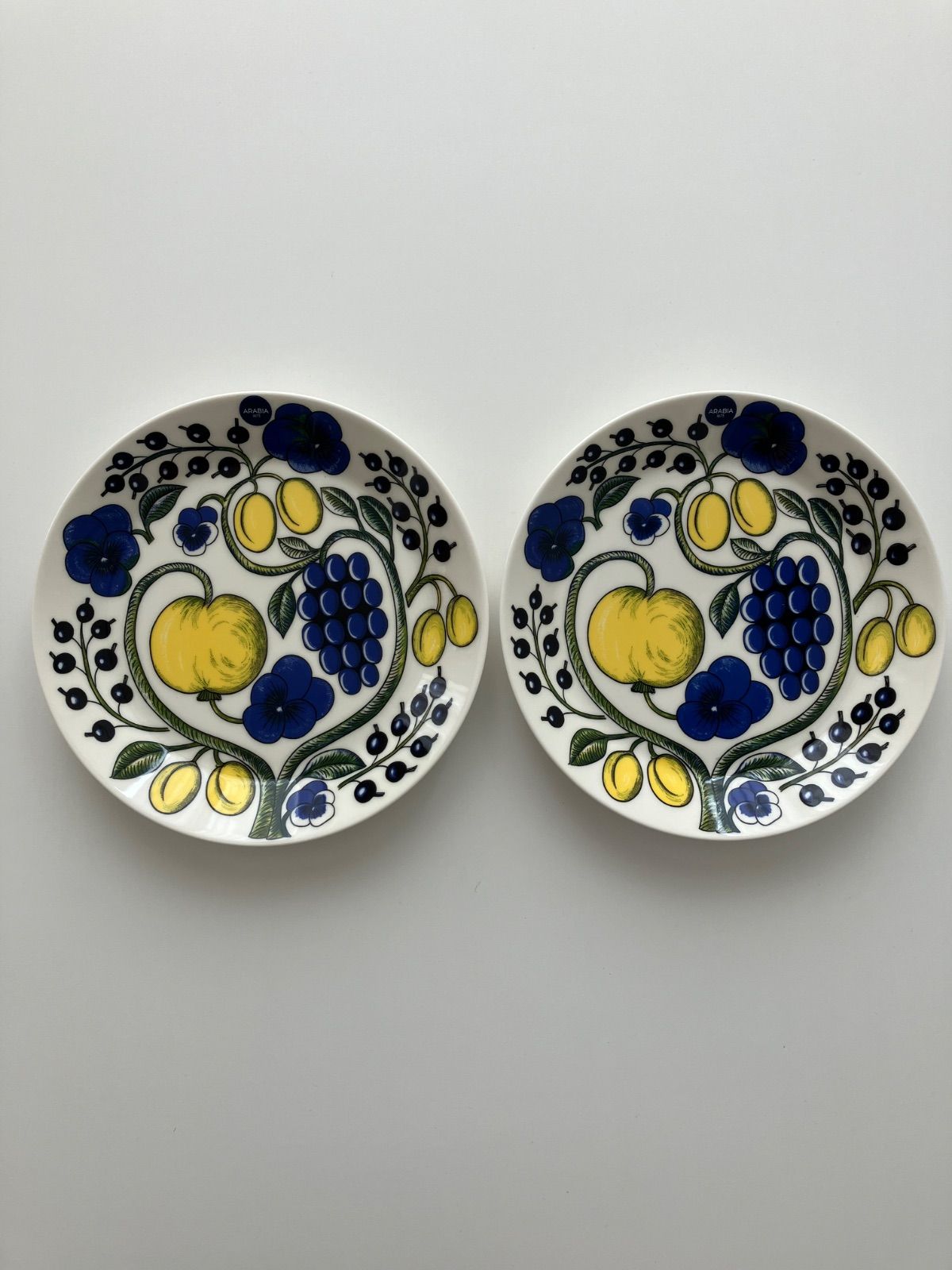 アラビア イエローパラティッシ21センチ 2枚セット 【公式通販】