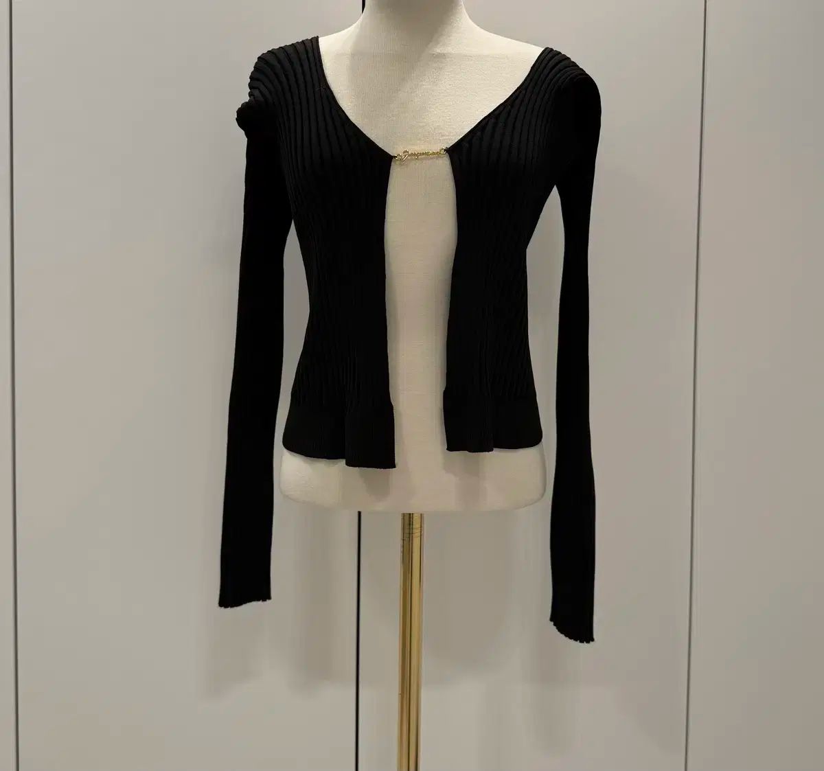 JACQUEMUS ジャックムス 黒 プラルー カーディガン 38