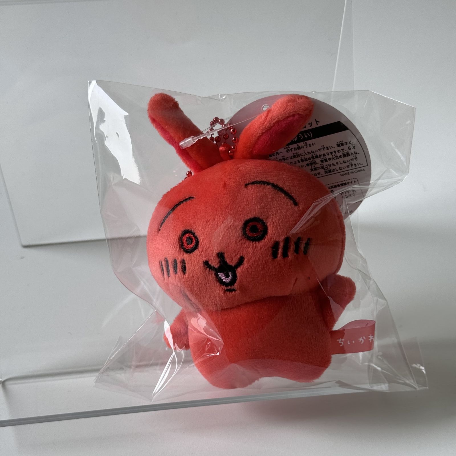 新品未開封 タグ付き ちいかわ あかいうさぎ マスコット 【公式通販】