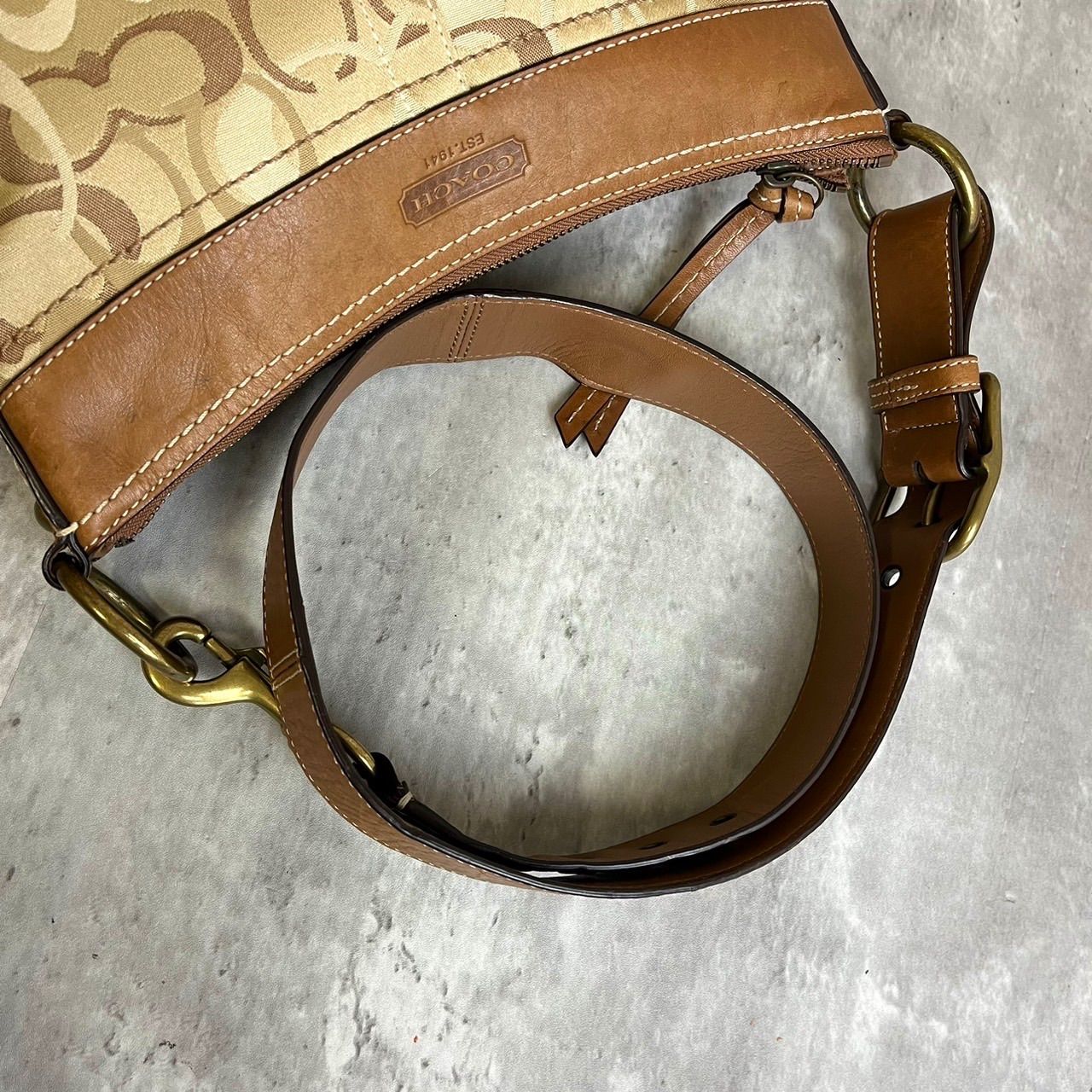 ✨良品✨ COACH コーチ ショルダーバッグ トートバッグ シグネチャー 