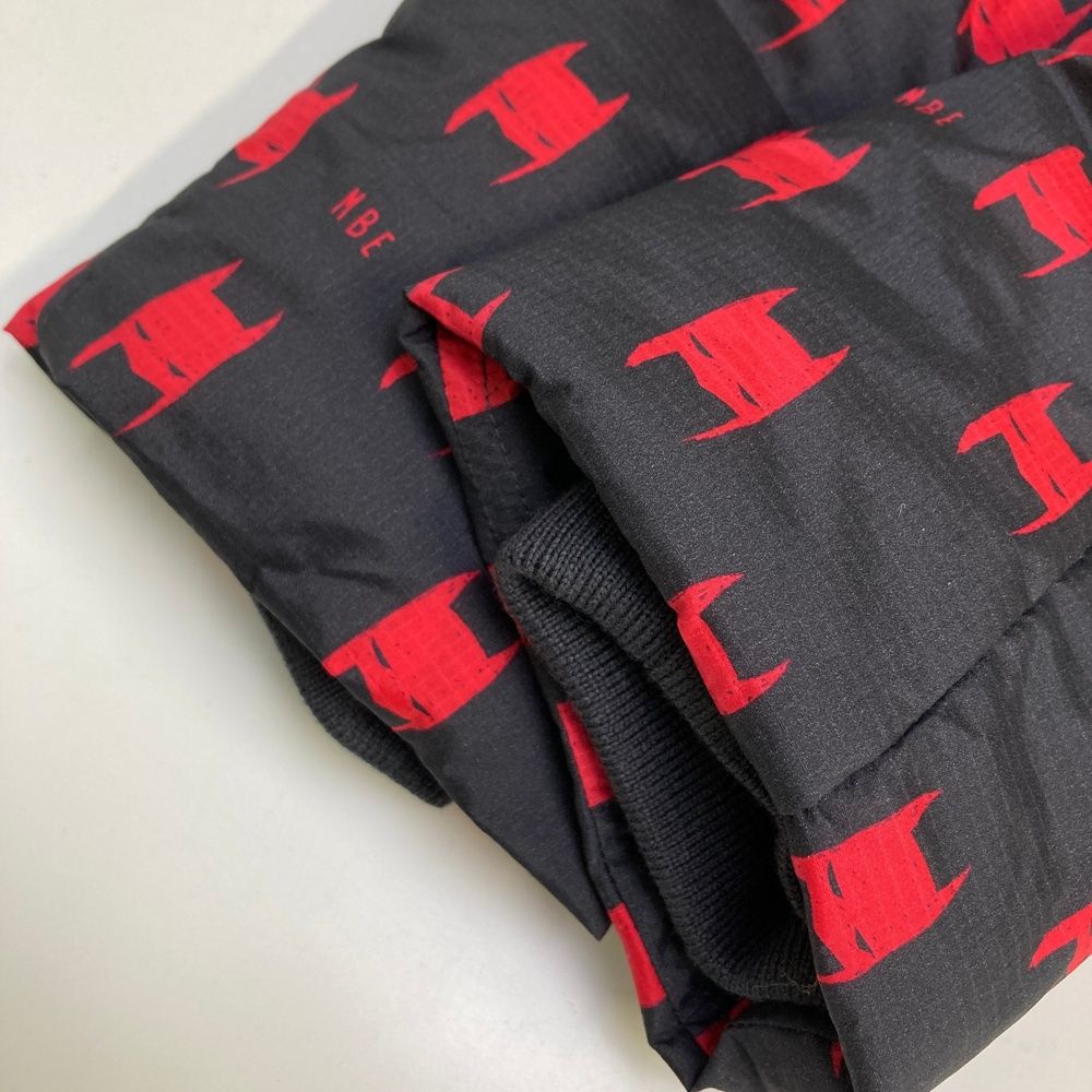 サイズ 4 MASTER BUNNY EDITION マスターバニーエディション ×BATMAN フード付 ダウン ジップジャケット 総柄 ブラック系 240101510843 ゴルフウェア メンズ ストスト LLC-HASEGAWATOSO_COM