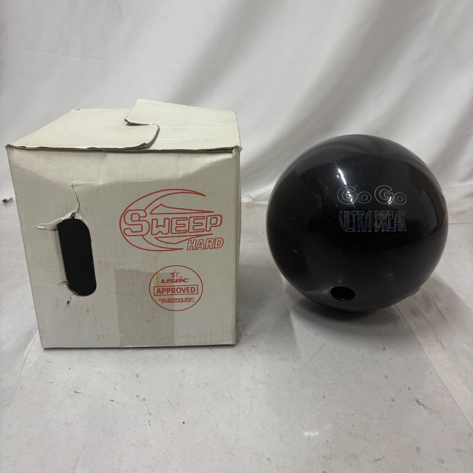 ☆SWEEP HARD GoGo ULTRA BREAKボウリングボール 15ポンド 高性能リ