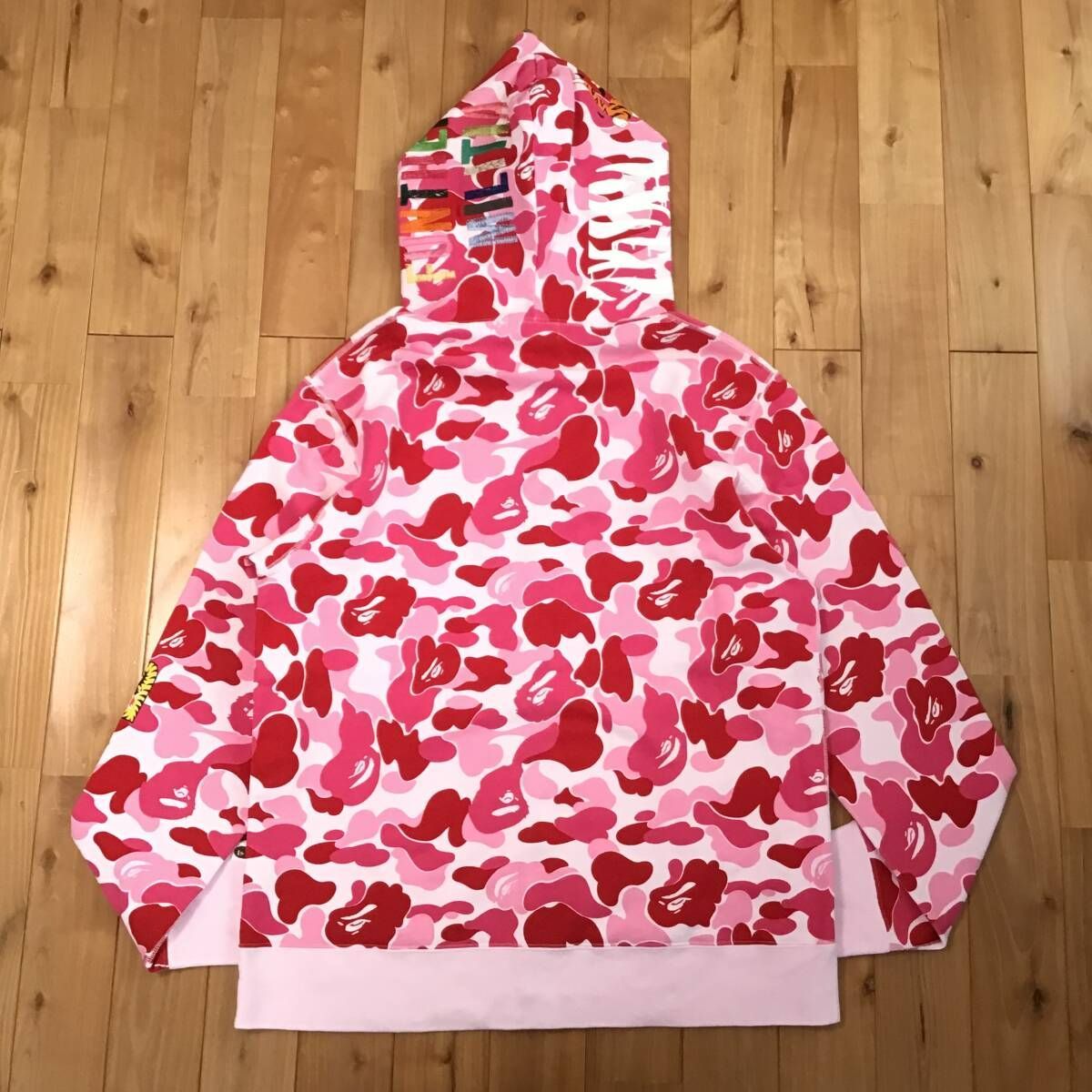 ☆XL☆ ABC camo pink タイガー パーカー Tiger full zip hoodie