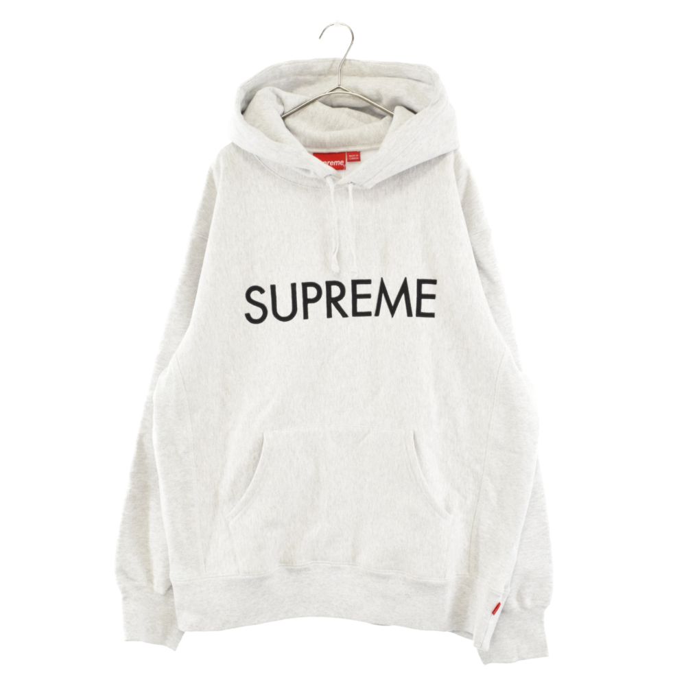 SUPREME (シュプリーム) 22AW Capital Hooded Sweatshirt ロゴ刺繍