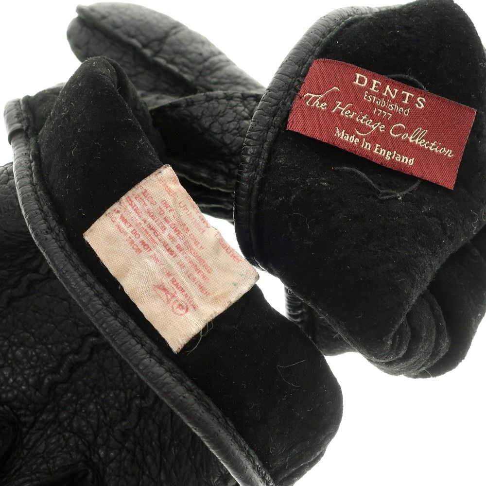 デンツ DENTS ペッカリーレザー 手袋 グローブ ブラック【サイズ8