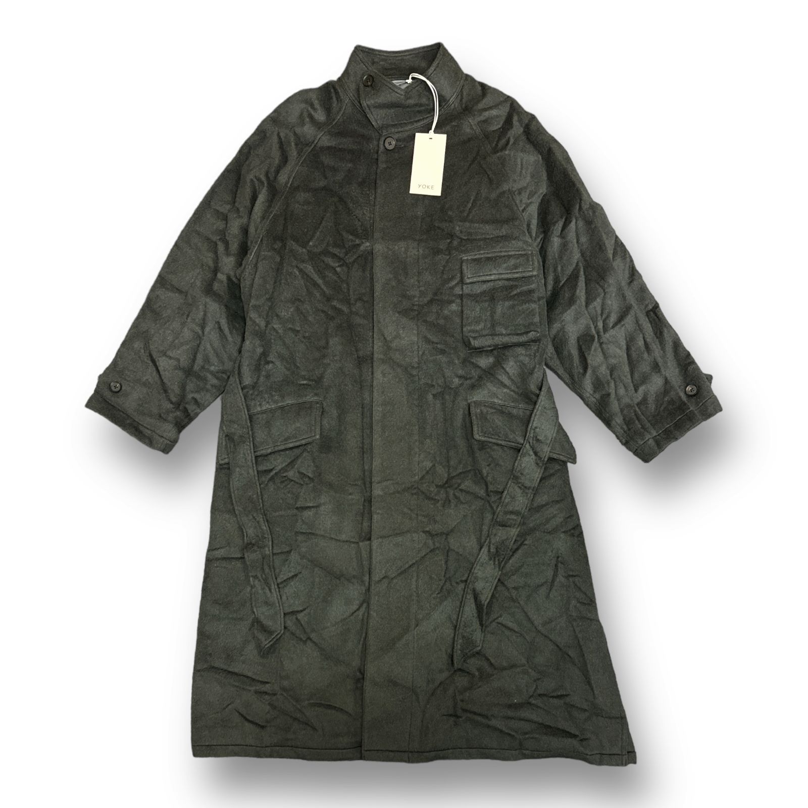 定価107800円 新品 YOKE 22AW COTTON YAK STAND COLLAR COAT コットン  