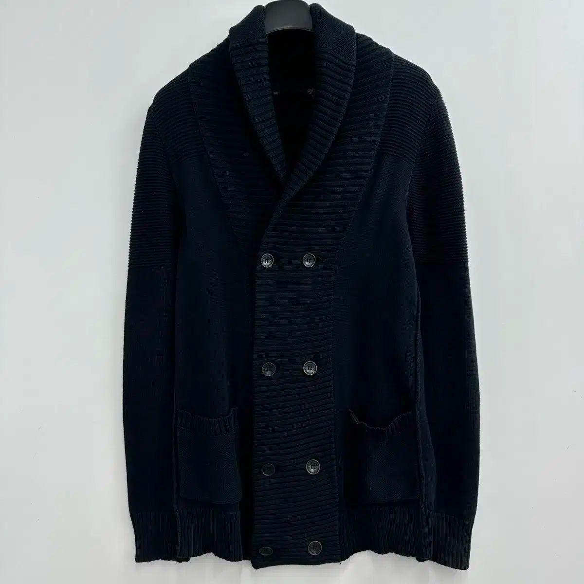 95 GUESS(ゲス) メンズ ショールカラー ニット セーター カーディガン