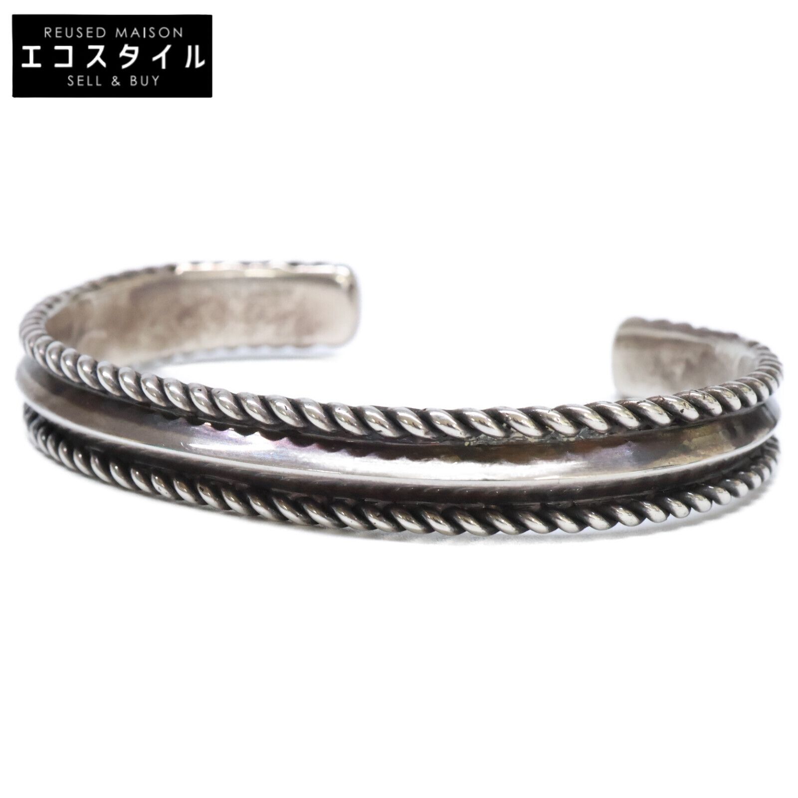 最高峰 NAVAJO Mike Thomas Jr. シルバーベアクローバングル 最高峰 NAVAJO Mike Thomas Jr. シルバーベアクローバングル 最高峰