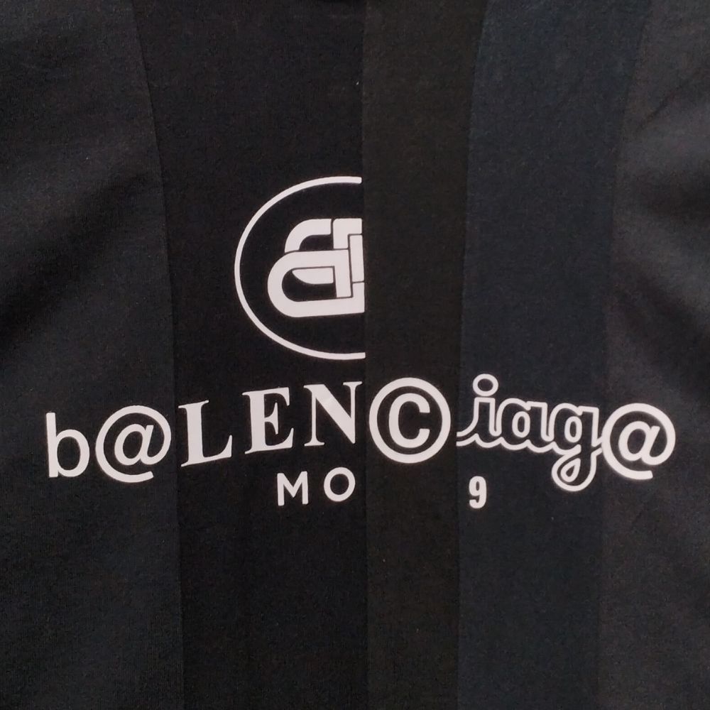 BALENCIAGA バレンシアガ 品番 661604 青山限定 カットアップ ロングカットソー ブラック サイズXXS 正規品 / 35420