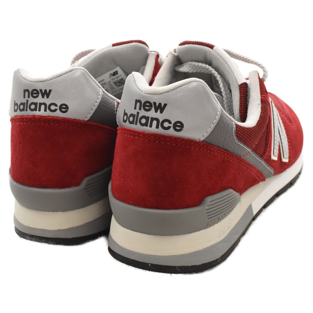 New Balance ニューバランス CM996BR スエードレザーローカットスニーカー US10.5/28.5cm レッド New Balance (ニューバランス) CM996BR スエードレザーローカット