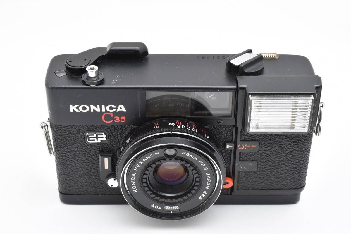 ★希少・完動品★konica c35★本革外装＊美品＊初期保証★入門に！ 完動品/3ヶ月保証】オールドフィルムカメラ コニカ KONICA C35