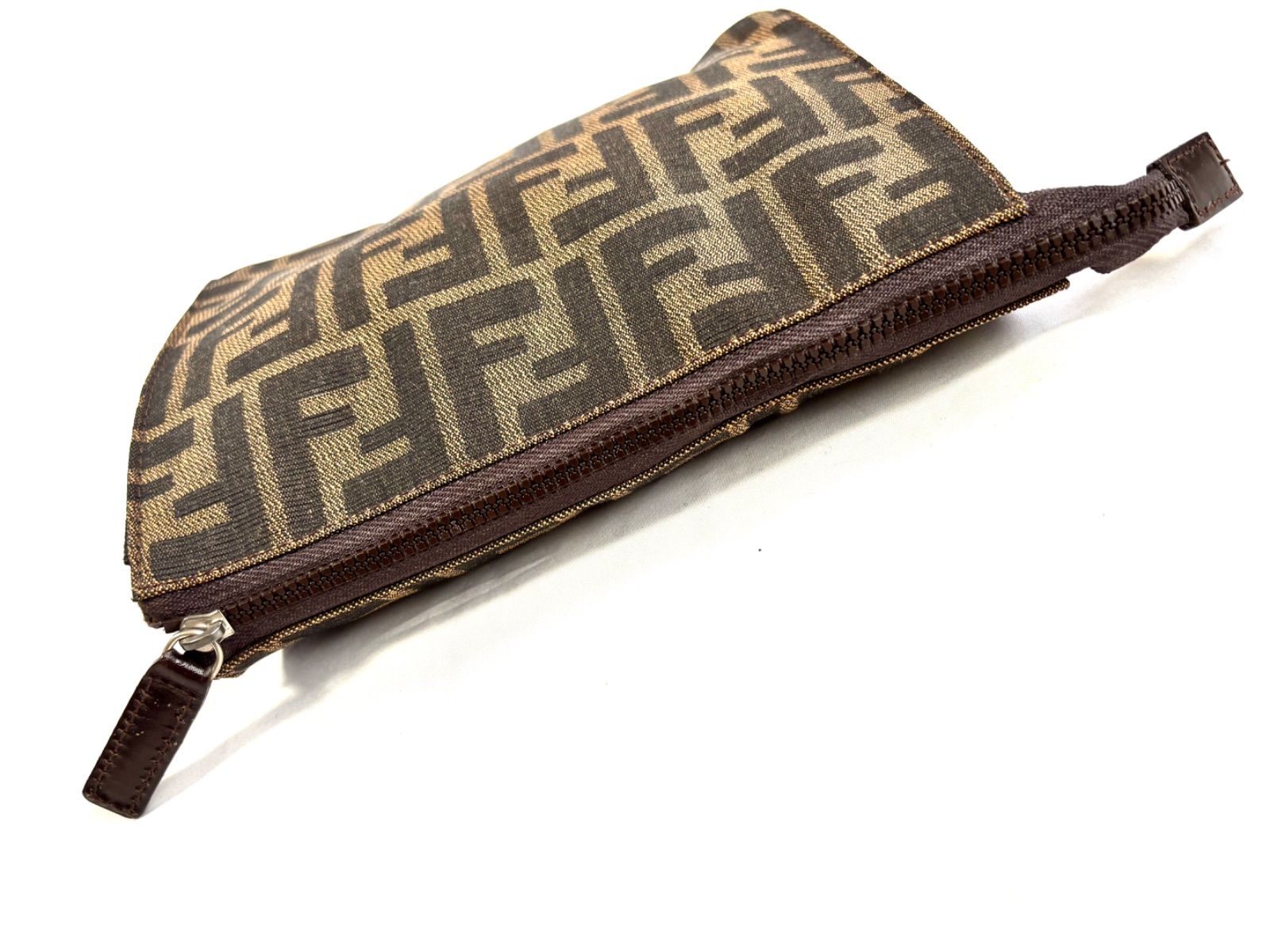 フェンディ FENDI ポーチ ズッカ柄 ポーチ セカンドバッグ キャンバス