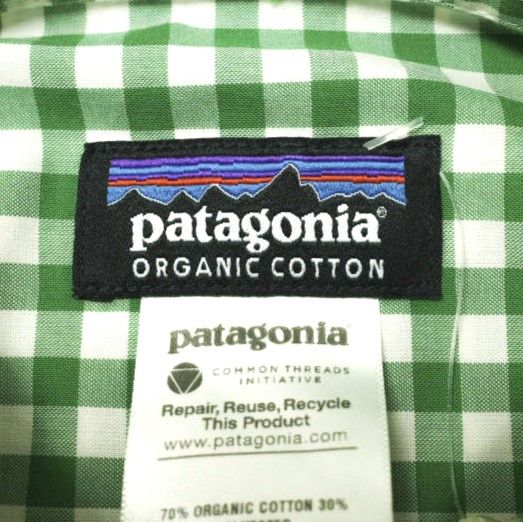 新品 PATAGONIA パタゴニア 12SS M's Long-Sleeved Fezzman Shirt メンズ・ロングスリーブ・フェズマン・シャツ  53935 S POD(グリーン) 長袖 ギンガムチェック トップス g16293 - メルカリ