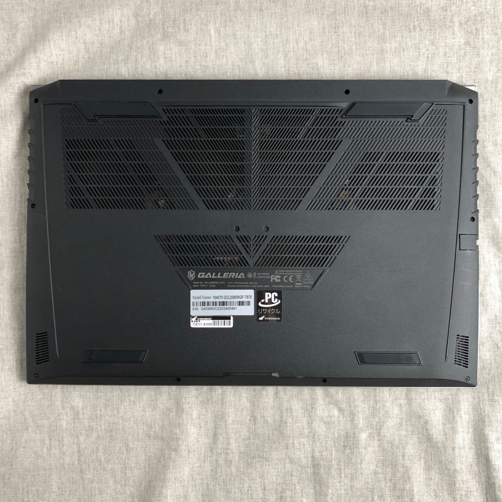 ジャンク】GALLERIA GCL2060RGF-T RTX2060 - メルカリ