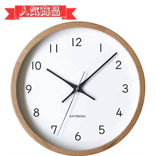 happy-shopsSKP電波時計 KATOMOKU muku clock 13 オーク 電波時計 連続