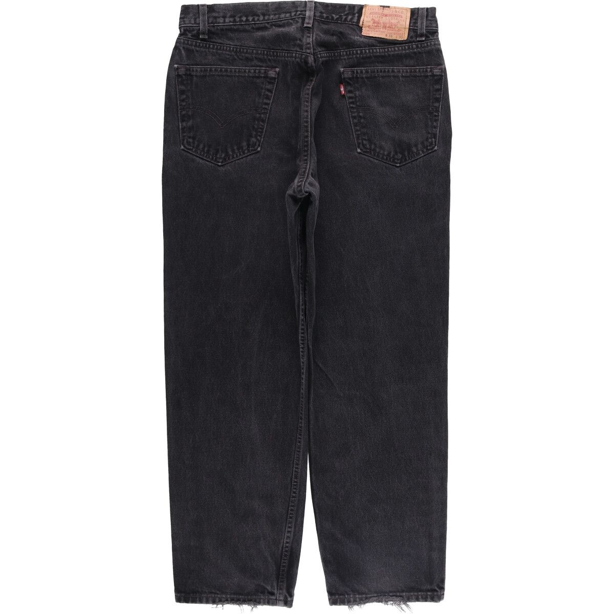 古着 90年代 リーバイス Levi s 550-0260 RELAXED FIT ブラックデニム テーパードデニムパンツ メンズw35相当 evb031725