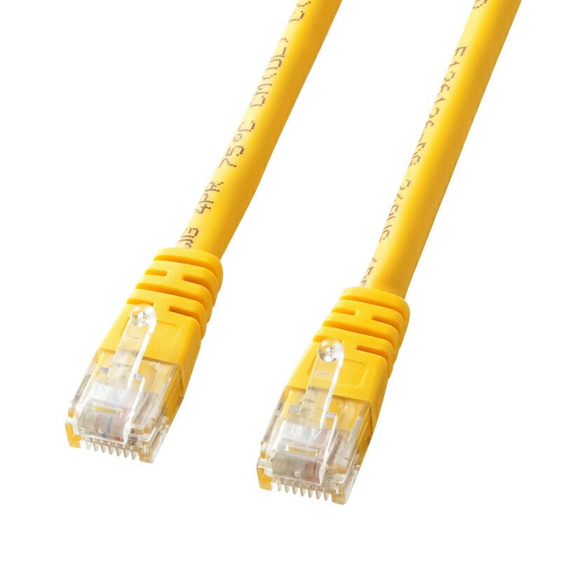 （まとめ買い）サンワサプライ エンハンスドカテゴリ5単線LANケーブル 15m イエロー KB-T5T-15YN 【×3セット】