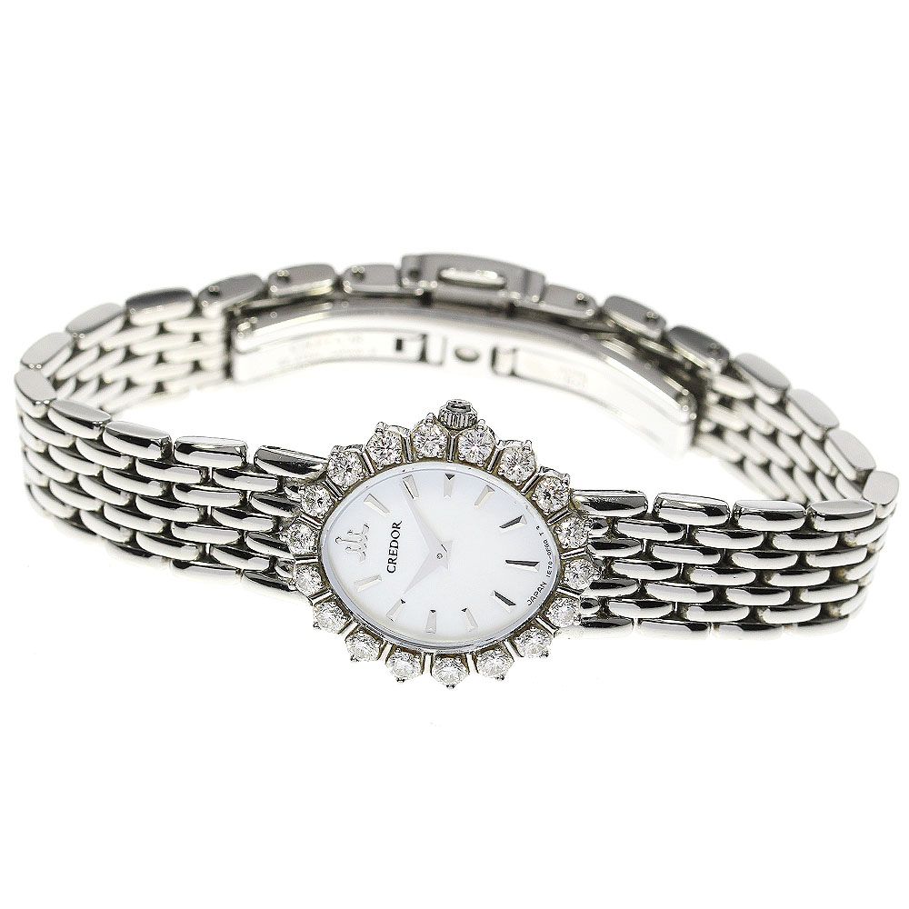 セイコー SEIKO GSTE827/1E70-0DG0 クレドール ダイヤベゼル