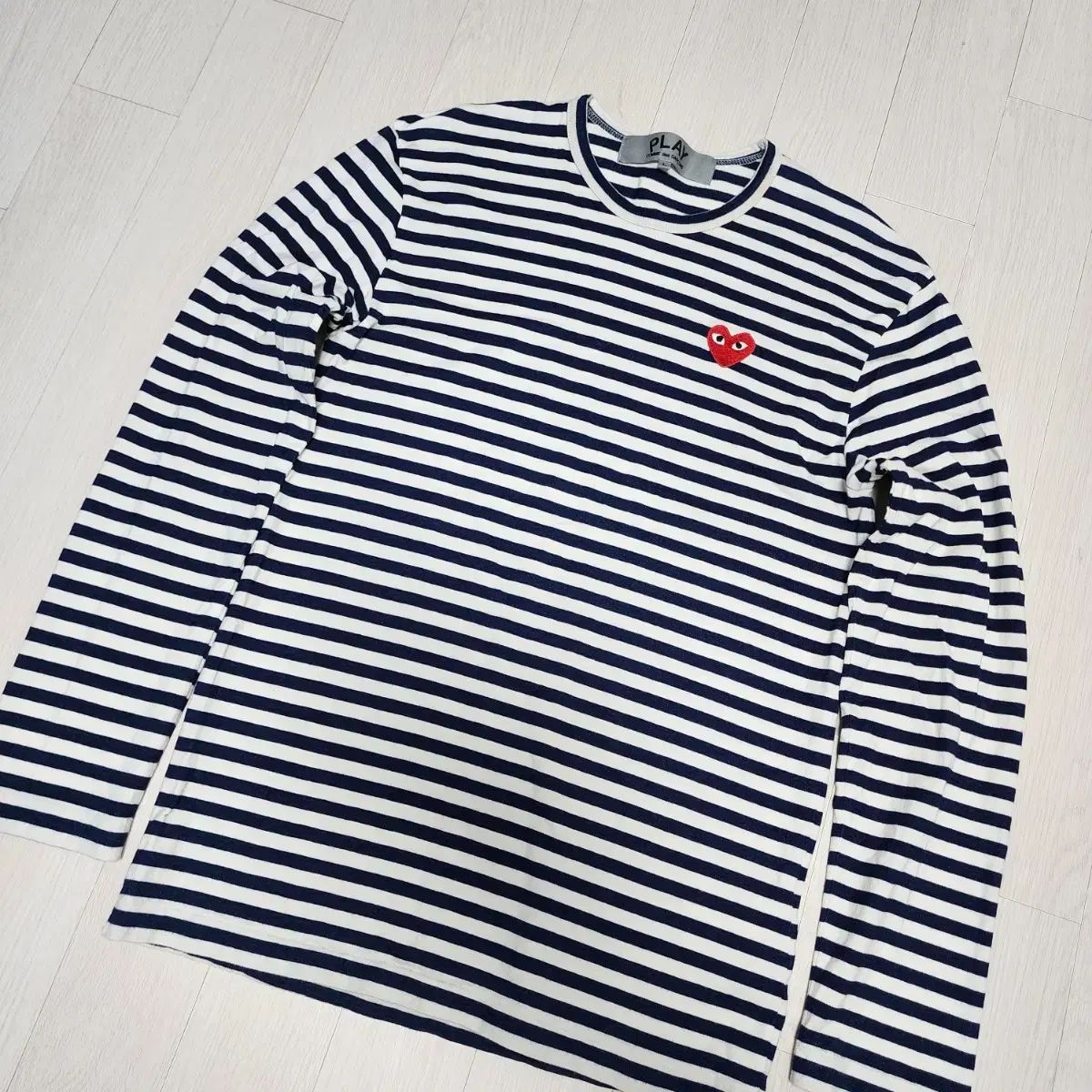 コム デ ギャルソン PLAY ボーダー Tシャツ L