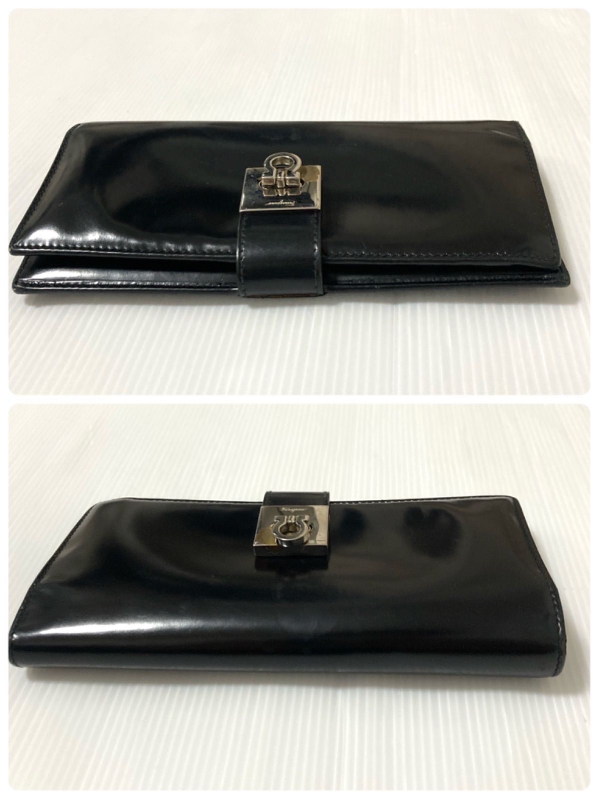 美品　サルヴァトーレ　フェラガモ　長財布　札入れ　コインケース　カードケース　黒 Salvatore Ferragamo - Salvatore Ferragamo サルヴァトーレ
