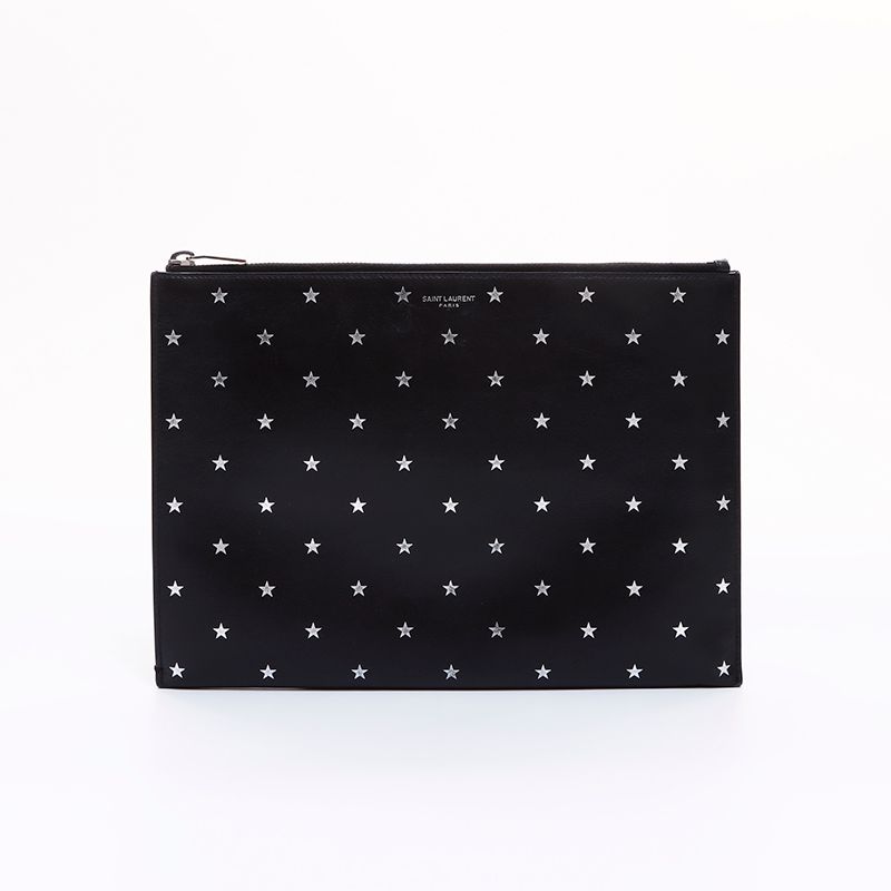 Yves Saint Laurent ホワイト クラッチバッグ Yves Saint Laurent ホワイト クラッチバッグ