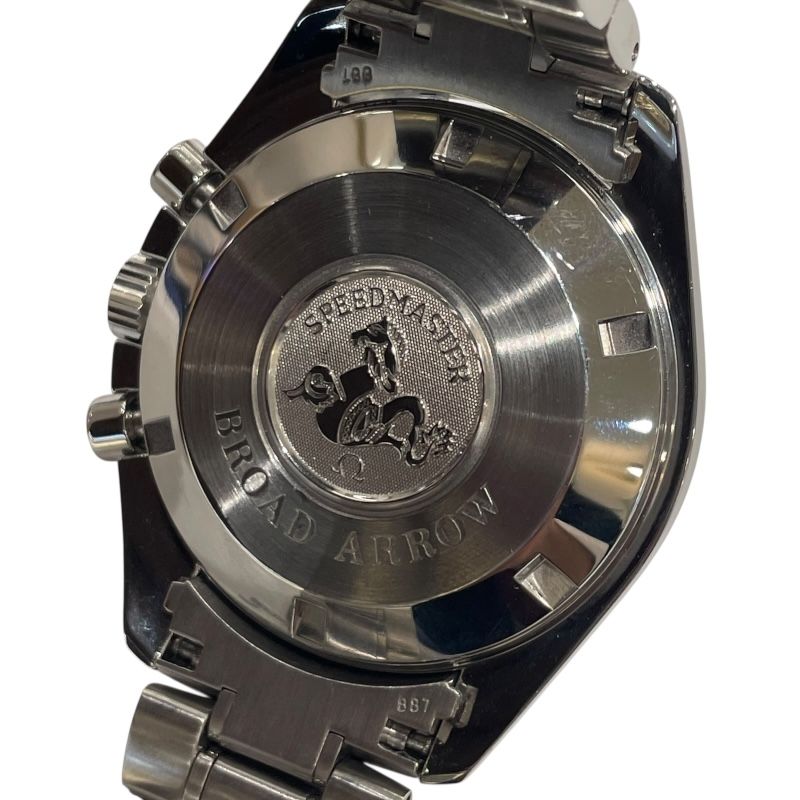 オメガ OMEGA スピードマスター ブロードアロー 3551 50 ブラック SS 自動巻き メンズ 腕時計
