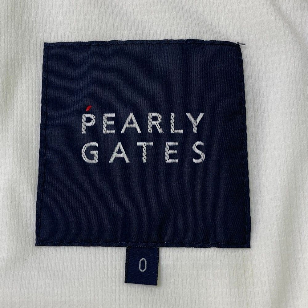 サイズ：0 PEARLY GATES パーリーゲイツ  ジップジャケット  ホワイト系 [240101465227] ゴルフウェア レディース ストスト PEARLY GATES パーリーゲイツ ジップジャケット ホワイト系 0