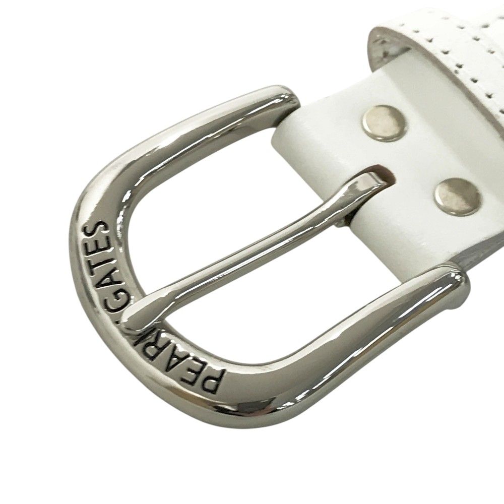 PEARLY GATES パーリーゲイツ レザー メッシュベルト ホワイト系 FR 240101511401 ゴルフウェア ストスト LLC-HASEGAWATOSO_COM