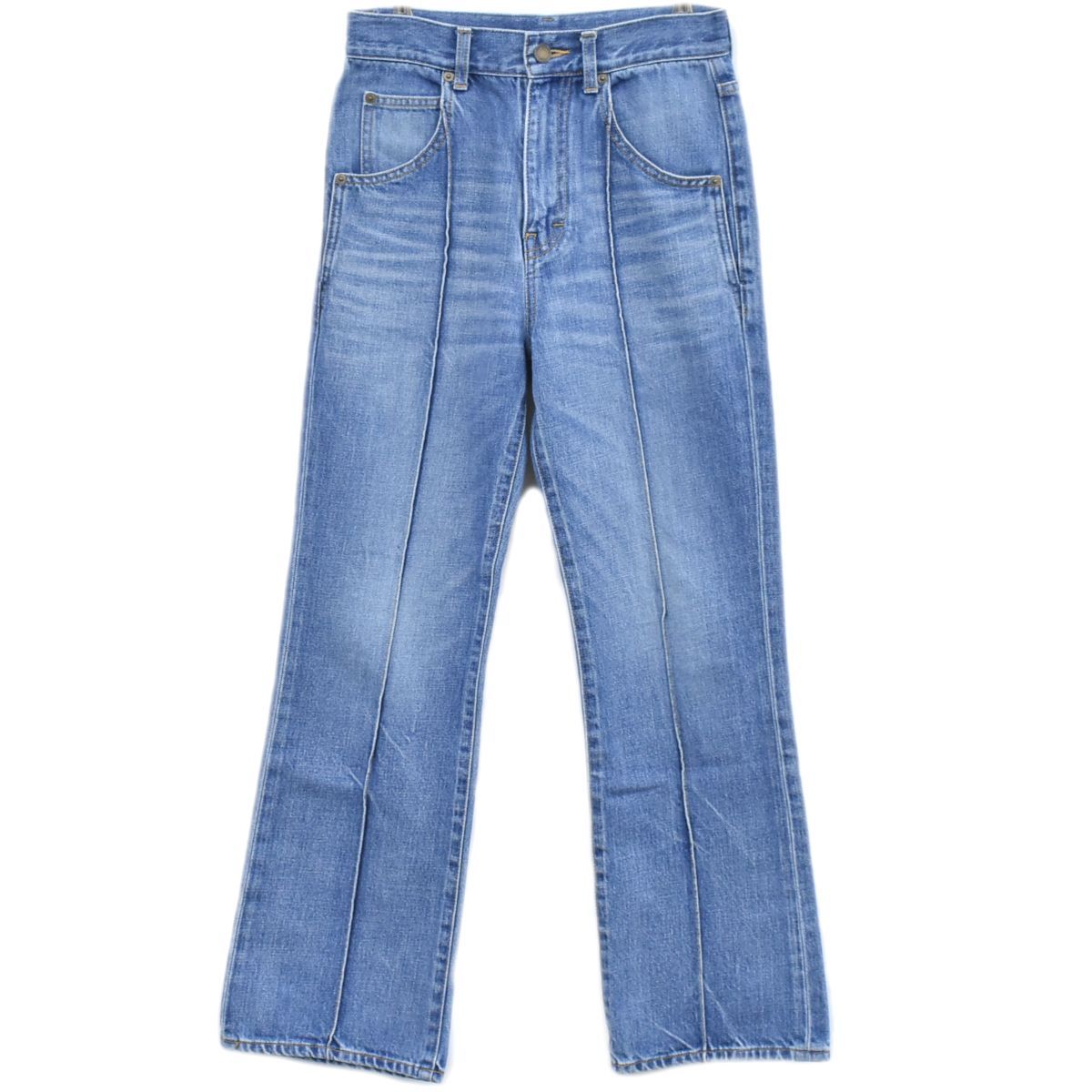 本物 サンローラン SAINT LAURENT デニムパンツ ジーンズ ボトムス 26 コットン ブルー レディース 衣類 洋服 フォロー割