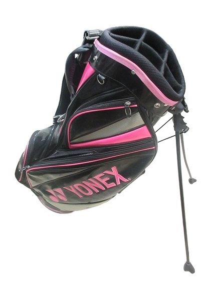 ミズノ MIZUNO キャディー バッグ スタンド式 6分割 ロゴ 黒