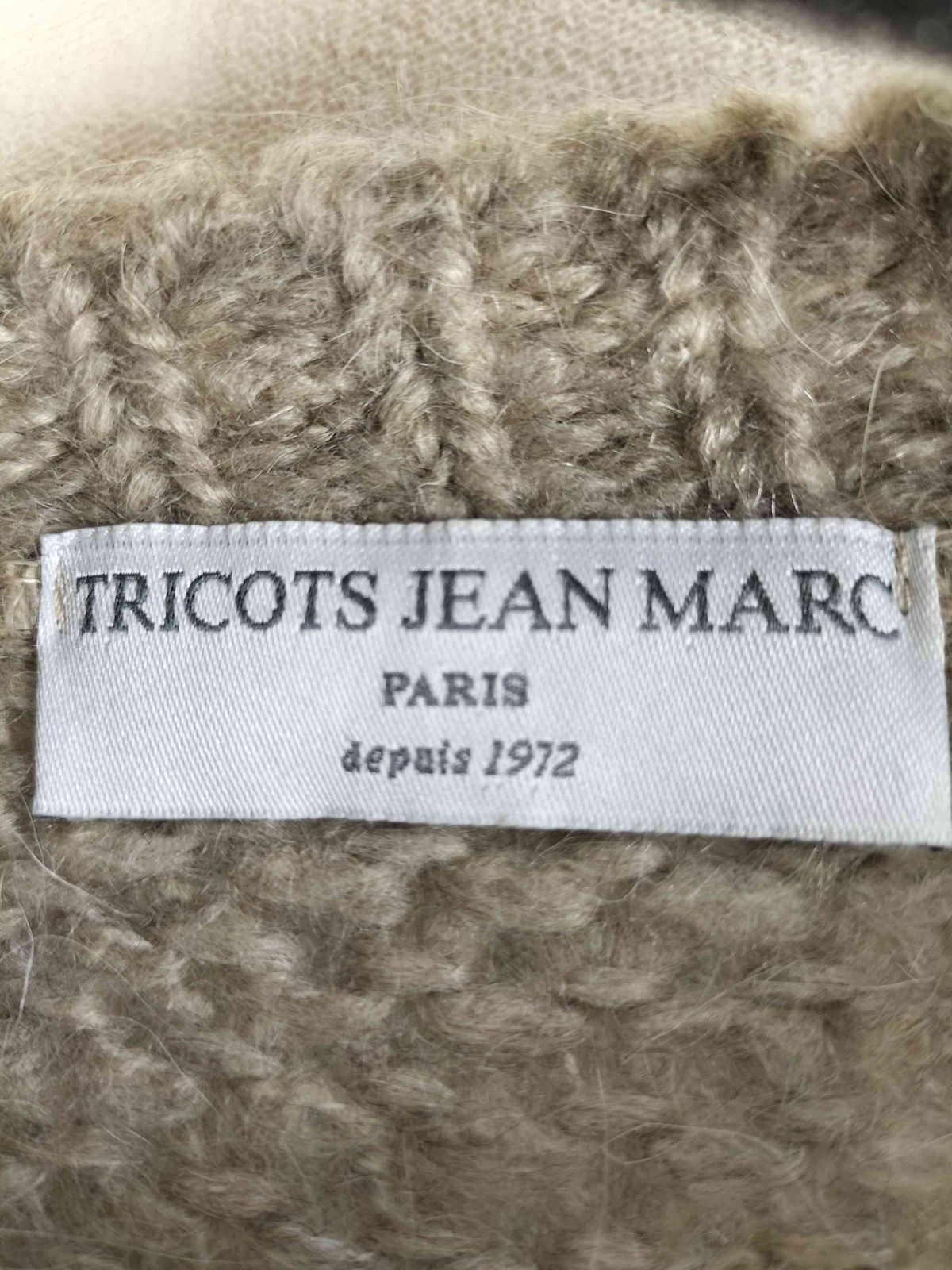 トリコジャンマルク TRICOTS JEAN MARC HUGO モヘア混 クルー