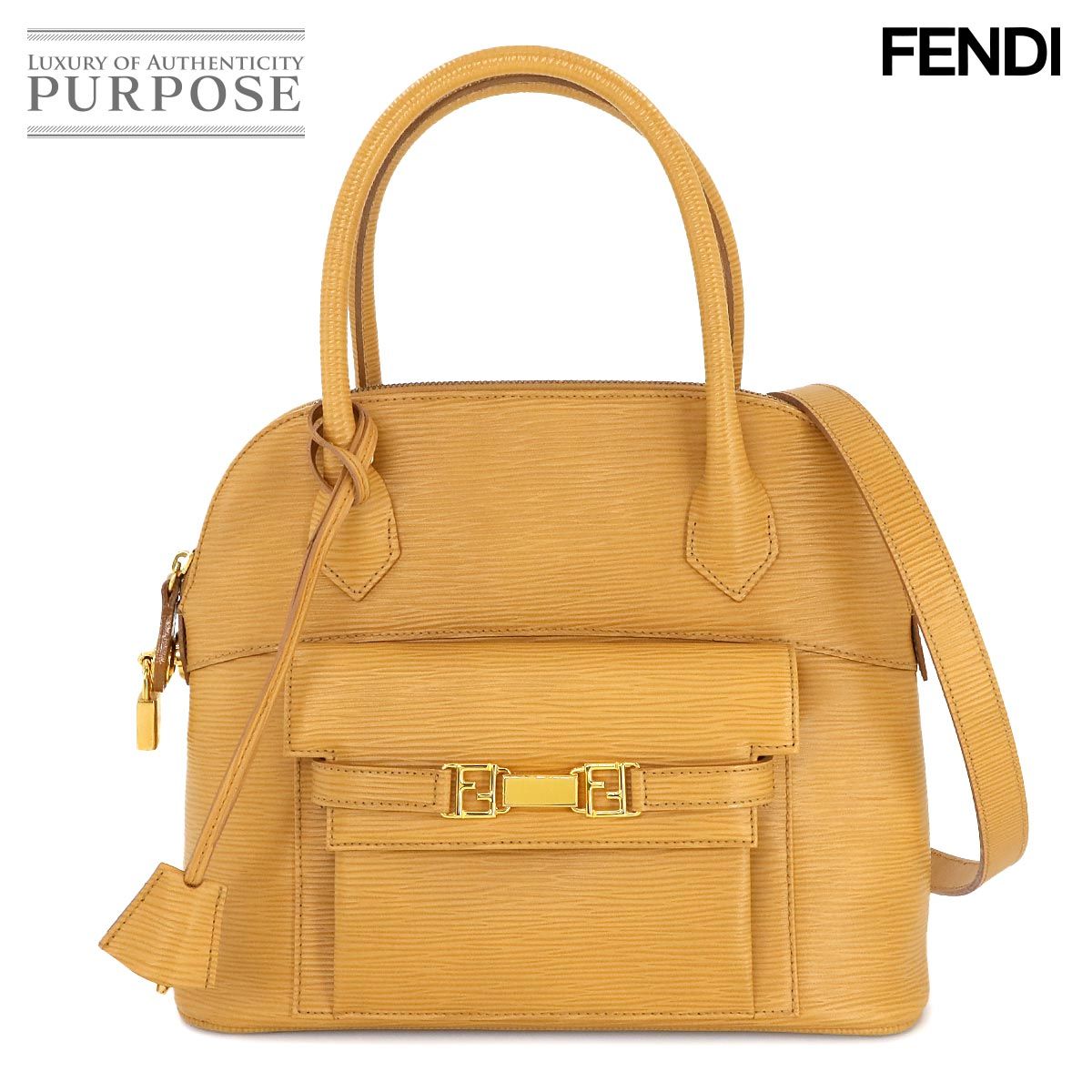 高評価の贈り物 エピ FENDI フェンディ 美品 2way バッグ ショルダー ハンド バッグ