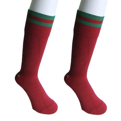 Soccer socks and stockings go well with the Portuguese national team's uniform!