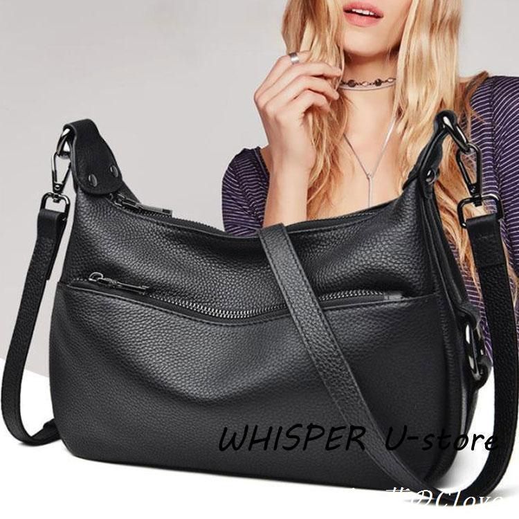 【新品】イタリア製本革スタッズバック レザーブラック2wayバッグ ♡美品♡2way ハンドバッグ ショルダーバッグ 美品】ブリー 2way