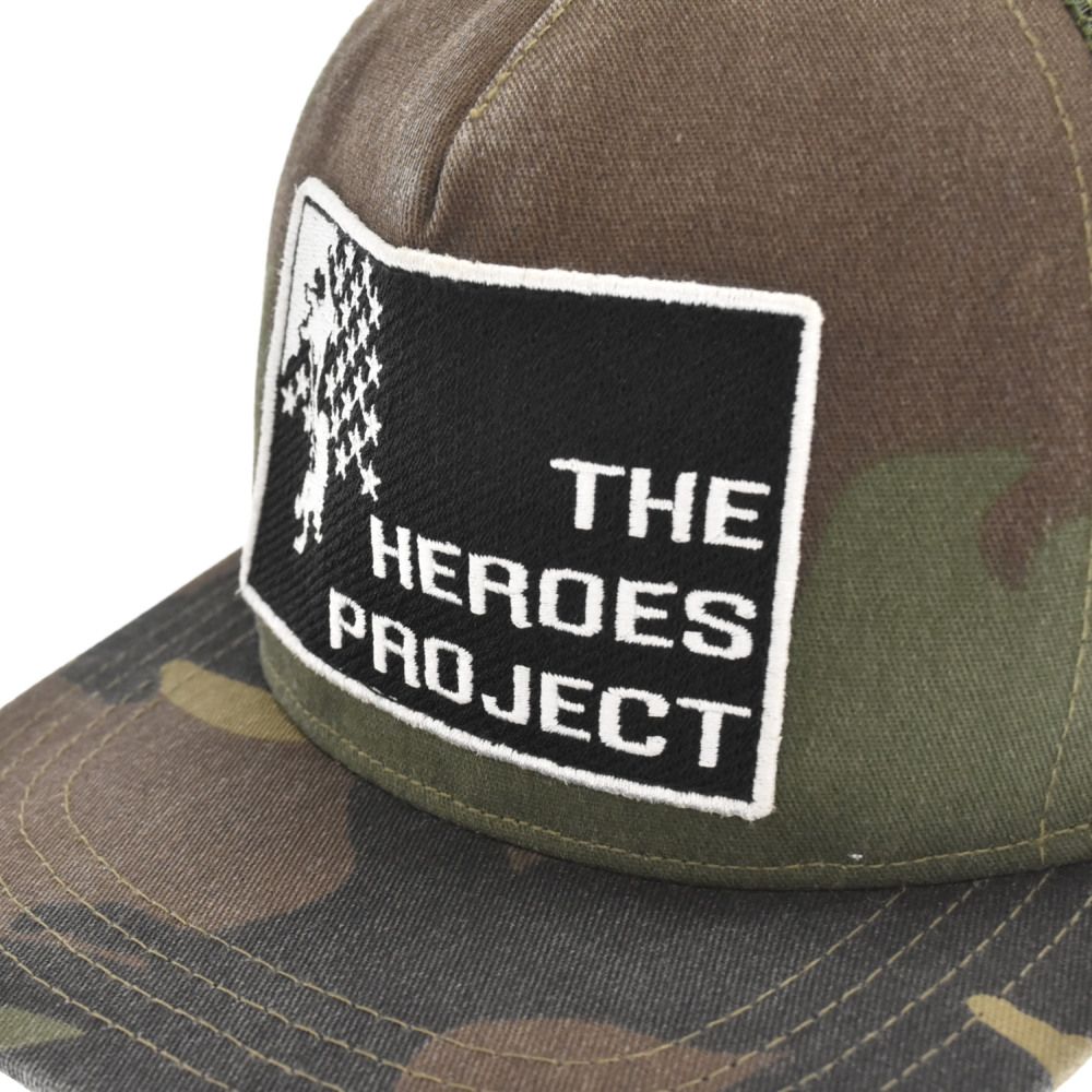 CHROME HEARTS (クロムハーツ) THE HEROES PROJECT TRUCKER CAP トラッカーキャップ 迷彩メッシュキャップ  カーキ 帽子