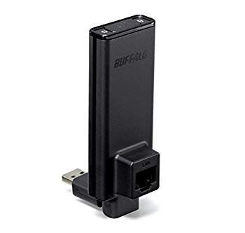 【中古】BUFFALO 11n/a/g/b 300Mbps 簡単無線LAN子機 WLI-UTX-AG300/C i8my1cf